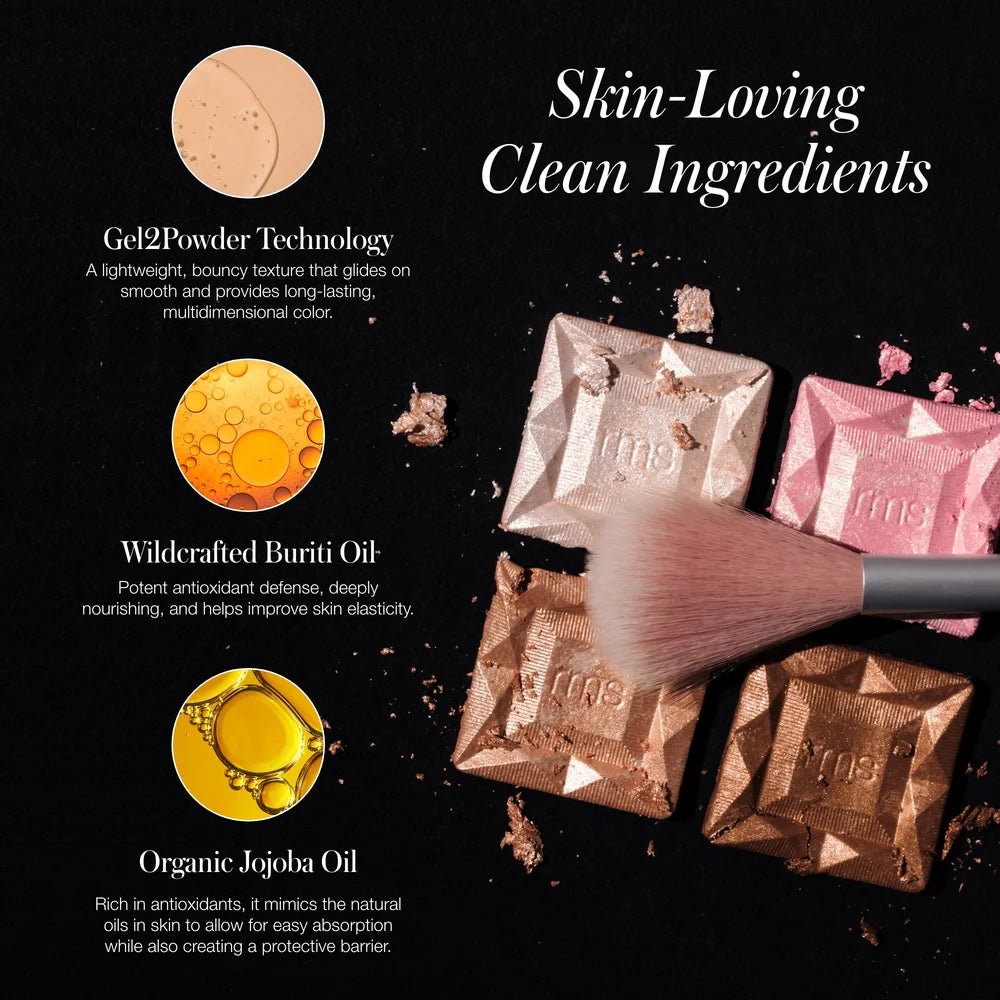 Pflegende Inhaltsstoffe der RMS Beauty ReDimension Daily Glow Palette