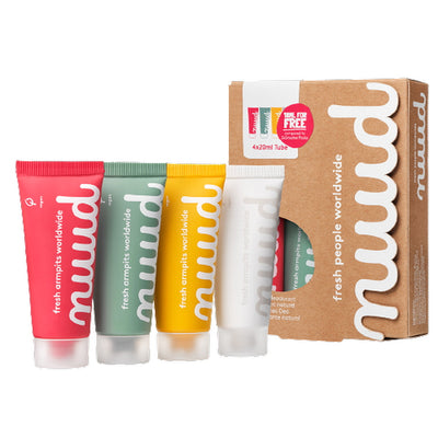 Nuud Deodorant Family Pack 4 x 20 ml