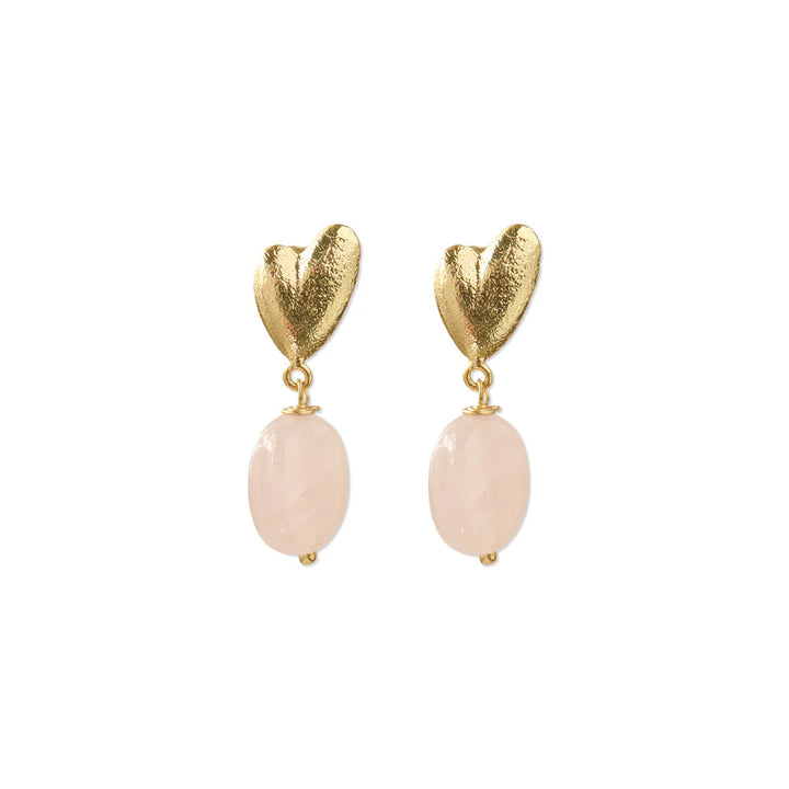 Heavenly Rose Quartz Earrings