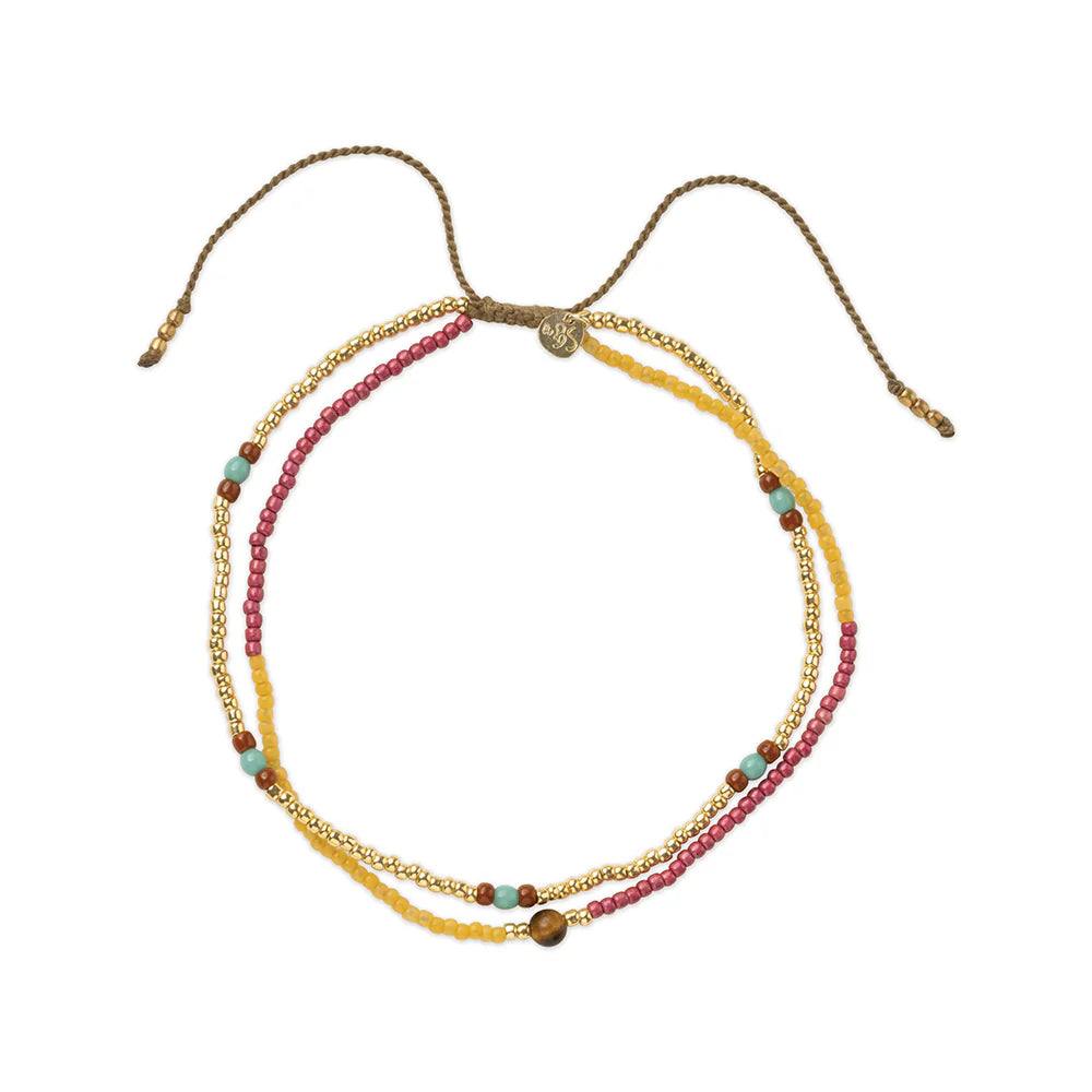 Echo Tiger Eye Anklet 