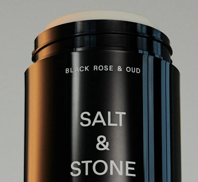 Salt & Stone Natural Deodorant Extra Strength Black Rose & Oud Close up