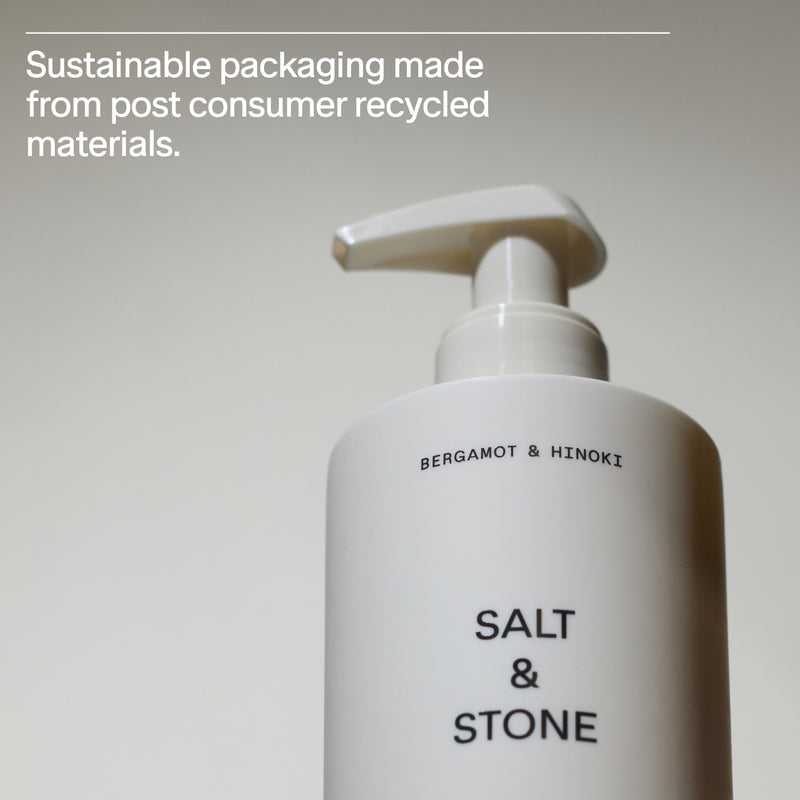 Salt & Stone Body Lotion Bergamot & Hinoki - packaging