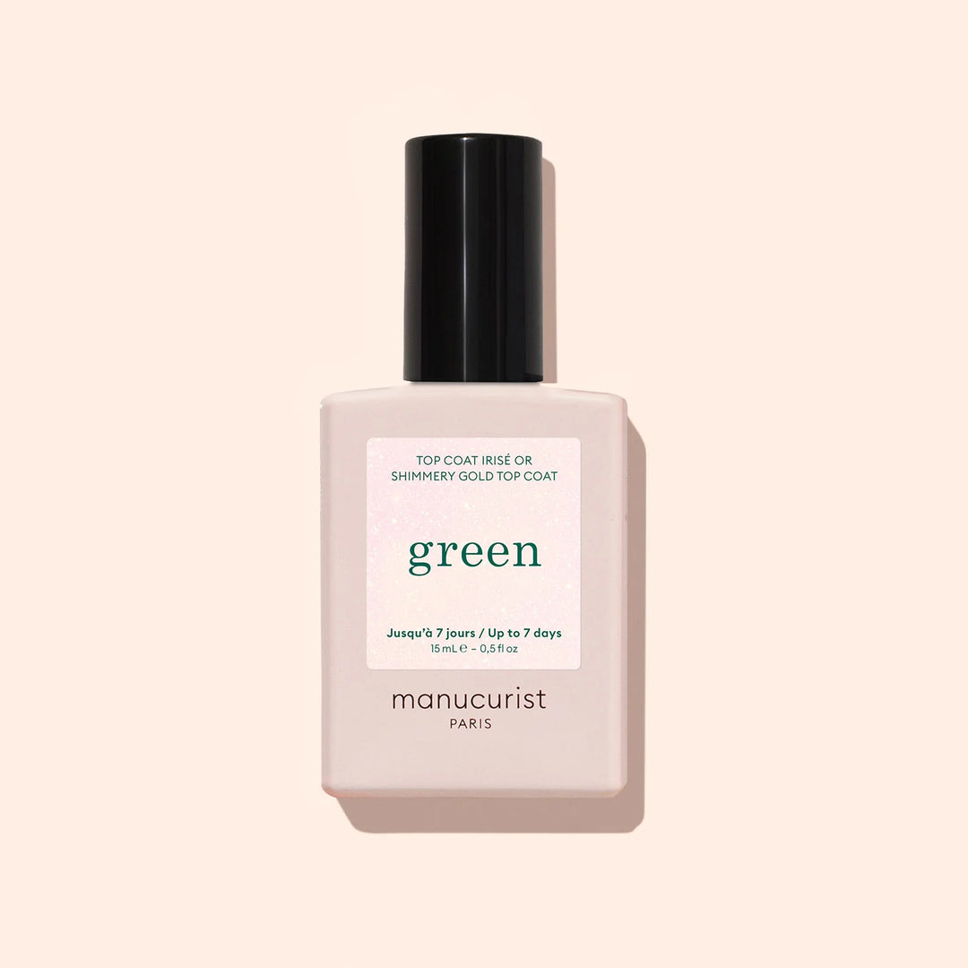 Top Coat mit Pailleten silber von Manucurist - Freisteller