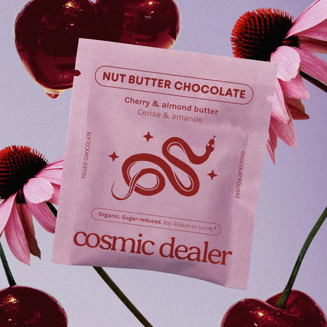 Cosmic Dealer Chakra Schokolade - Cherry and Almond Butter