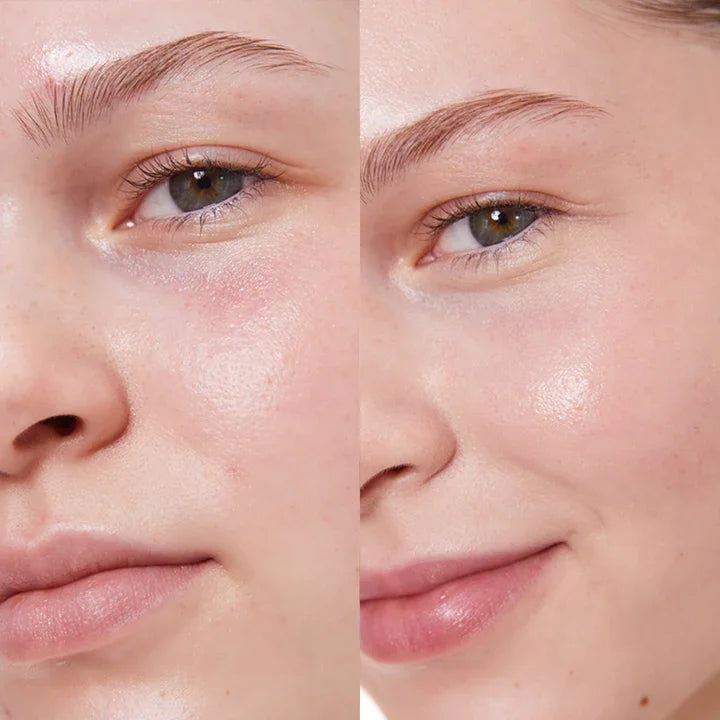 Concealer Balm Nr. 2 Cream Vorher-Nachher - natürliche Abdeckung von Augenringen und Rötungen