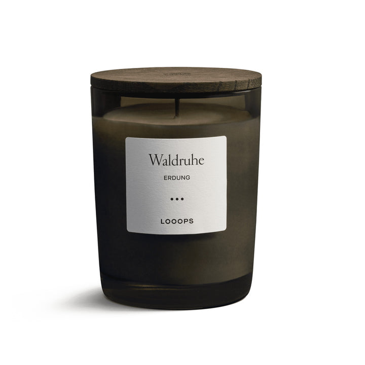 Looops Waldruhe scented candle with lid