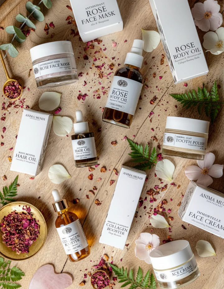Immortelle Face Cream von Anima Mundi Herbals - mit kombinierbaren Produkten und Inhaltsstoffen