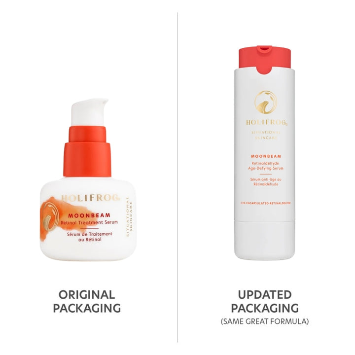 Moonbeam Retinol Treatment Serum - Altes und neues Design