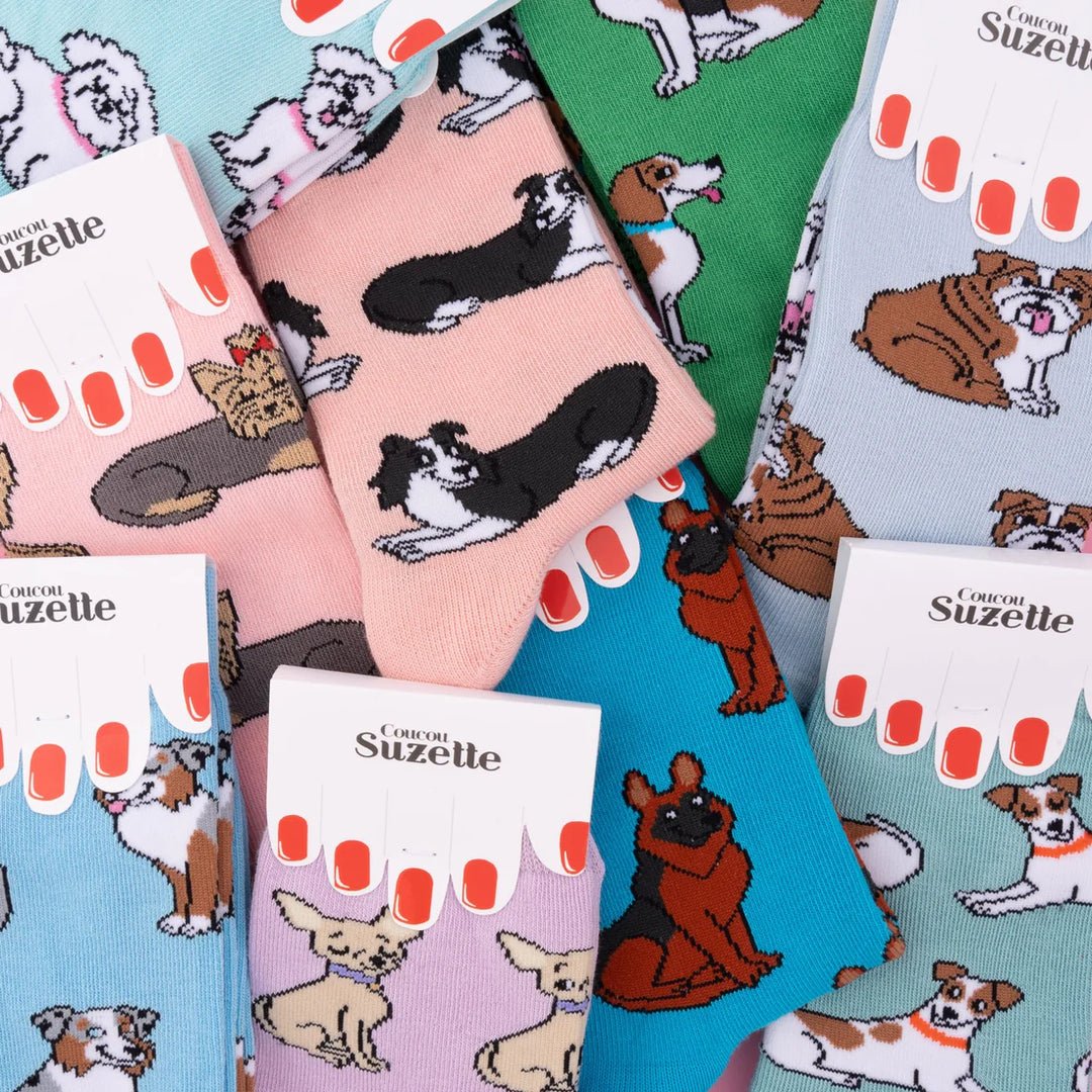 Beagle Dog Patterned Socks von Coucou Suzette- Kollektionen