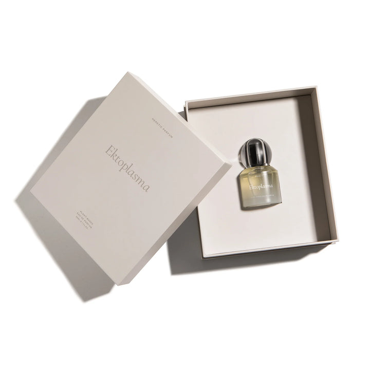 Heretic Parfum Ektoplasma Eau de Parfum in geöffneter Geschenkverpackung