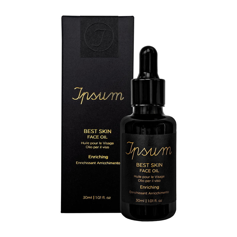 Ipsum Best Skin Enriching Face Oil - with packaging