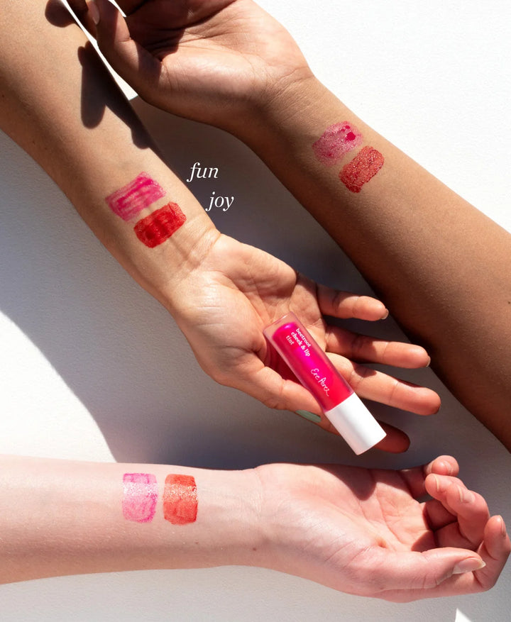 Beetroot Cheek & Lip Tint Joy und Fun Swatches