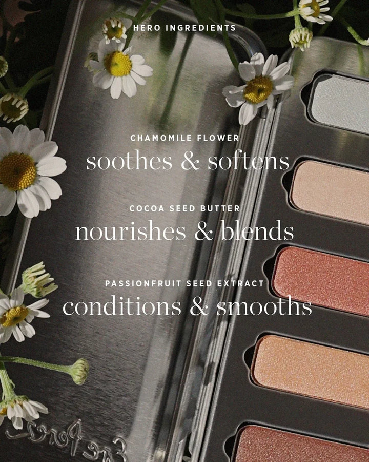 Ere Perez Light Shimmer Palette mit Kamillenblüten als botanischem Inhaltsstoff