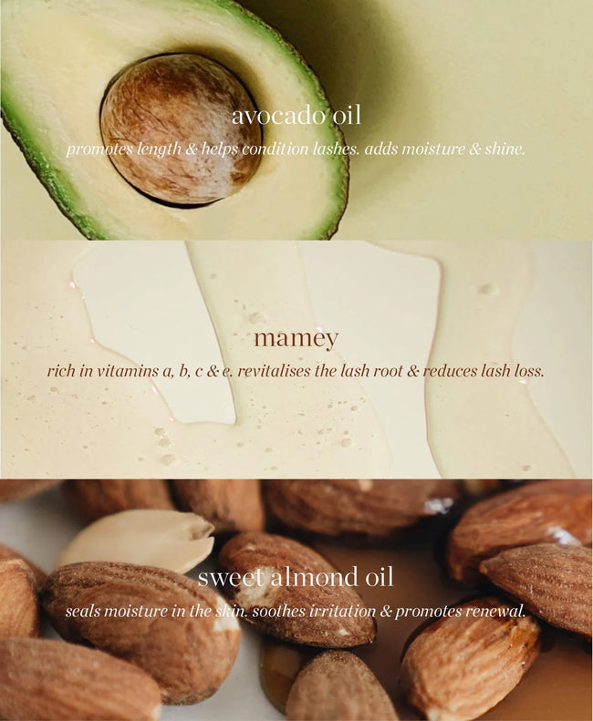 Natural Almond Mascara Ingredients