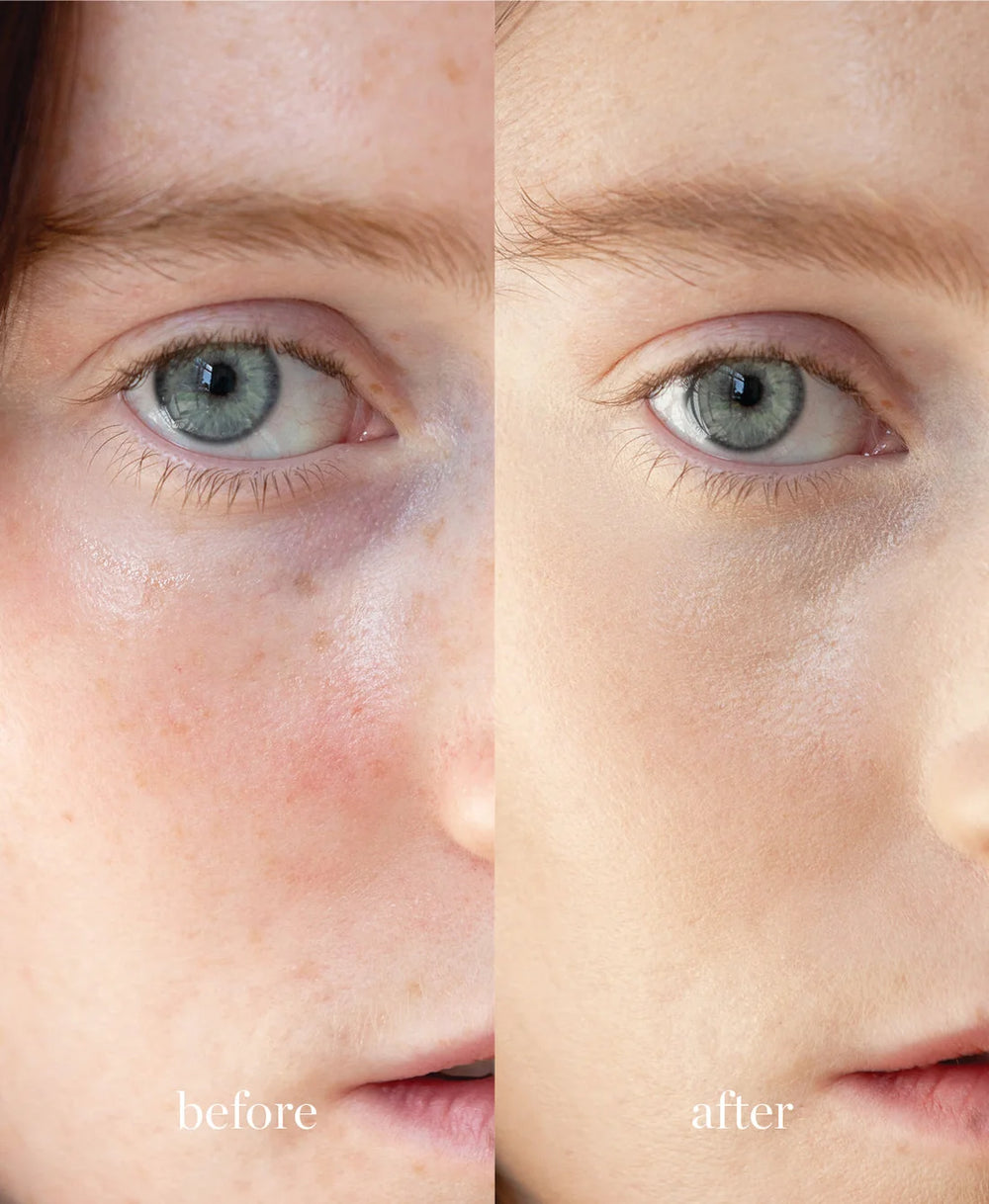 Lychee Crème Corrector Uno Before and After