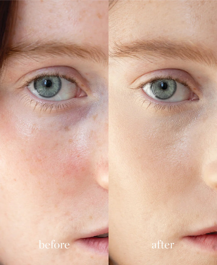 Lychee Crème Corrector Uno Before and After