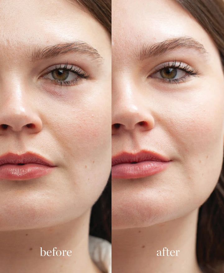 Ere Perez Lychee Crème Corrector Tres Before and After