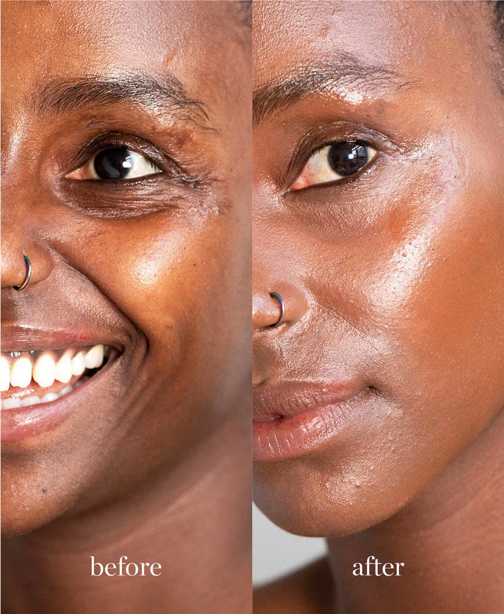 Ere Perez Lychee Crème Corrector Seis Voher und Nachher Vergleich