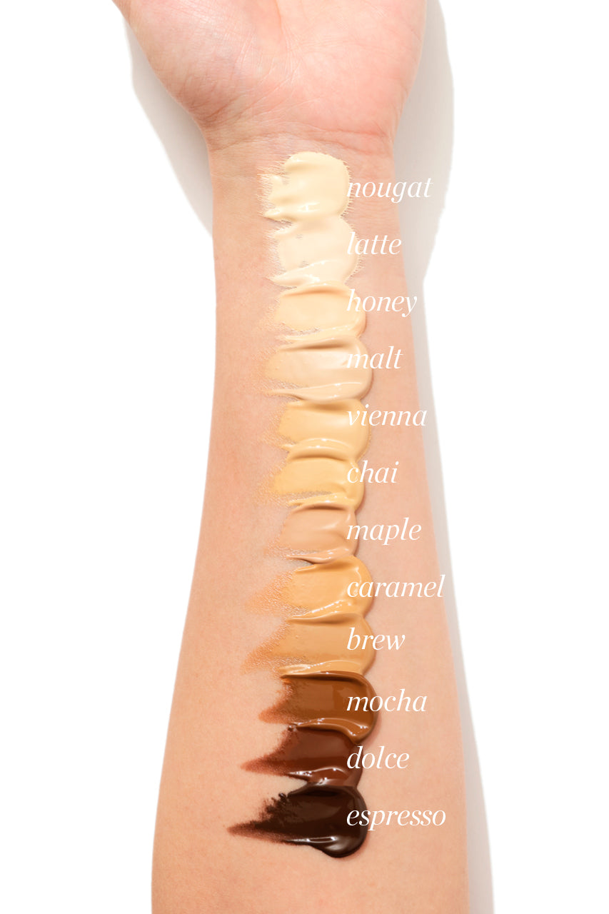 Oat Milk Foundation Arm swatches