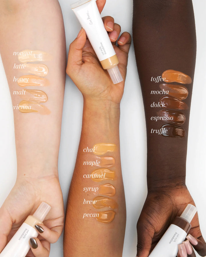 Oat Milk Foundation - Alle Farbswatches