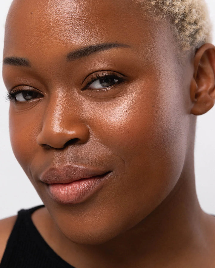 Oat Milk Foundation Mocha Model