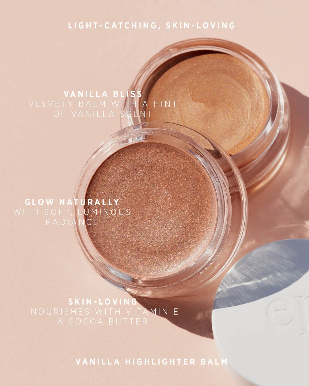 Vanilla Highlighter Balm Falling Star and Sun Halo