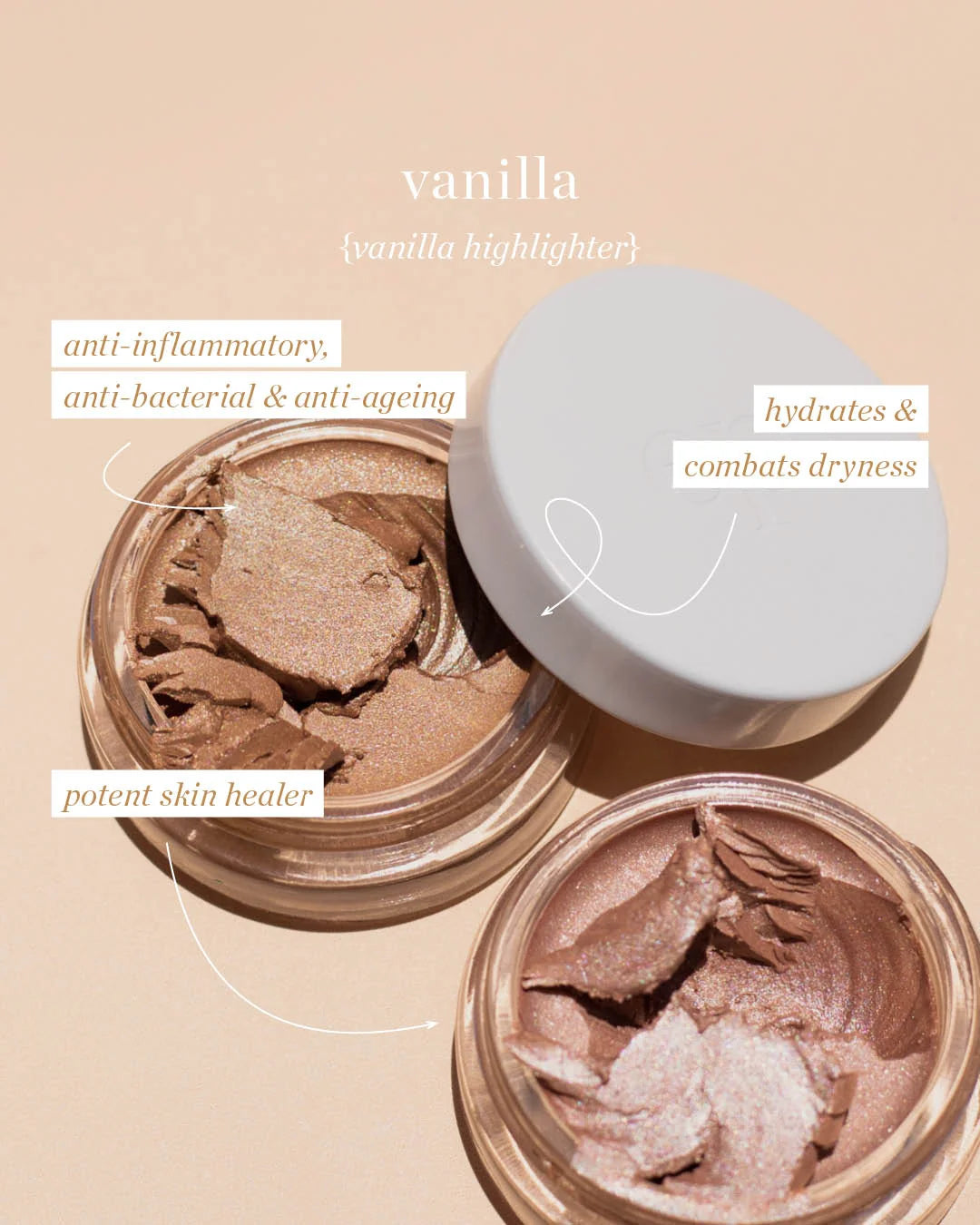 Vanilla Highlighter Balm - mit Vanille Extrakt