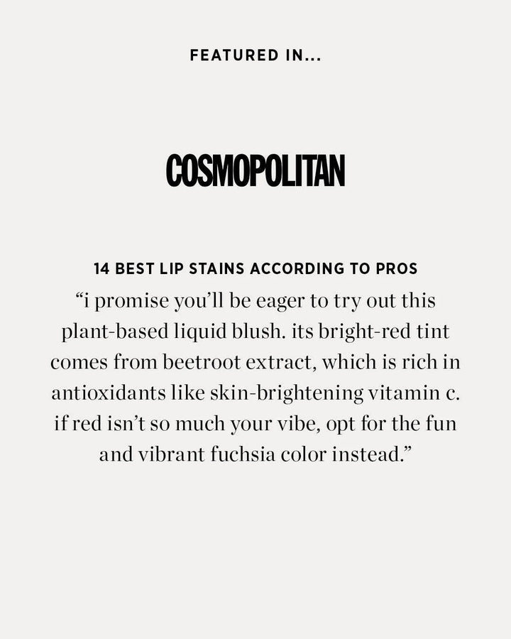 Beetroot Cheek & Lip Tint empfohlen von Cosmopolitan