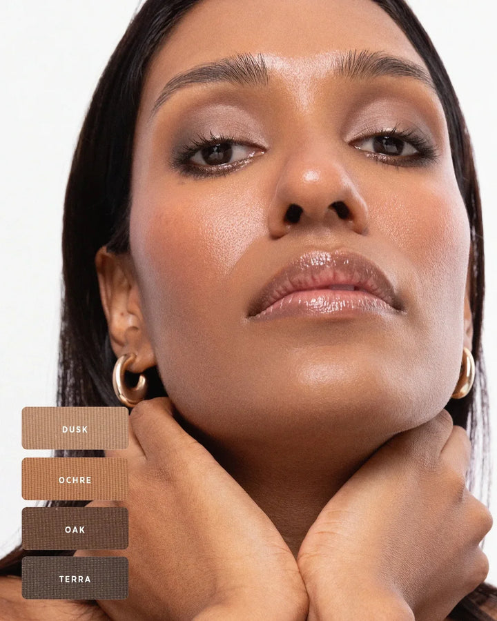 Ere Perez Element Matte – warmes, mattes Augen-Make-up auf dunkler Haut