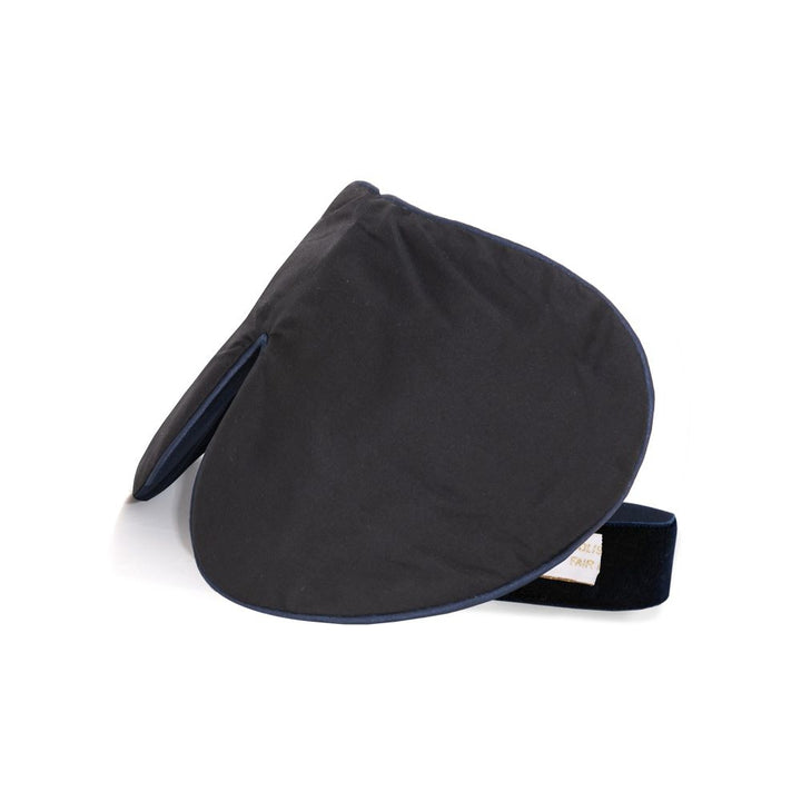 Holistic Silk Schlafmaske One Strap Black - von der Seite
