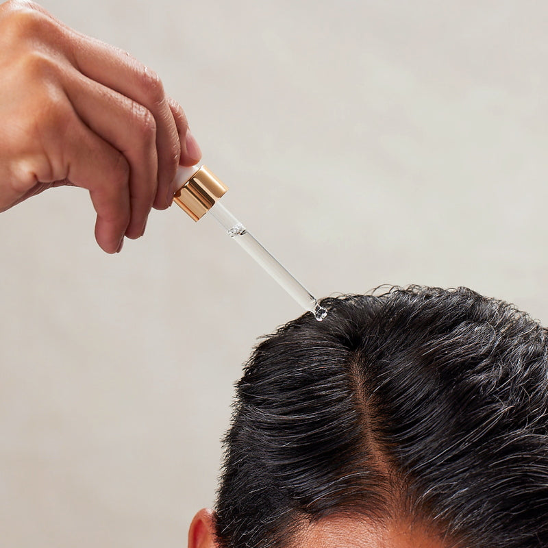 Hair Renew Daily Active Serum - on scalp