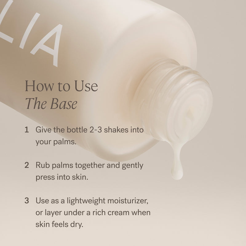 Ilia Beauty The Base Face Milk How to use