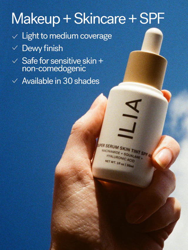 ILIA Super Serum Skin Tint LSF 30 - Makeup + Skincare + SPF