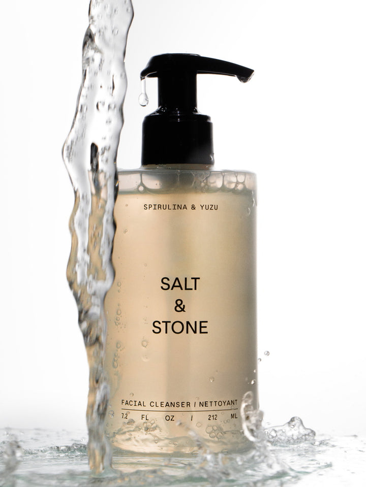 Salt & Stone Limpiador facial con espirulina y yuzu - hidratación