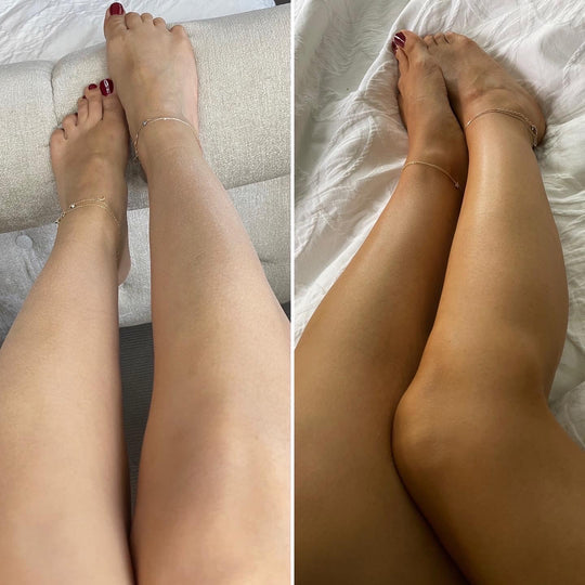 Eco By Sonya Invisible Tan Before and After