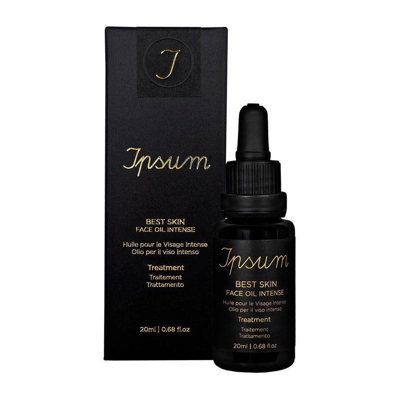 Ipsum Best Skin Face Oil Intense Treatment - with packaging