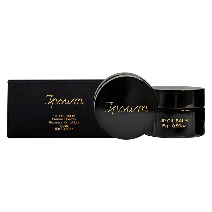 Ipsum Lip Oil Balm - with packaging