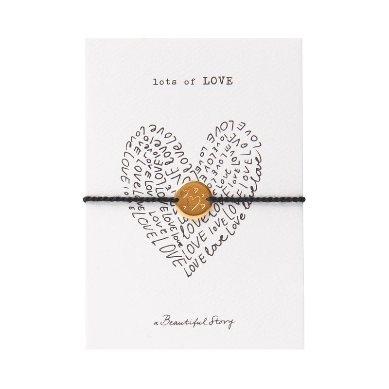 A Beautiful Story Jewelry Postcard BW Love