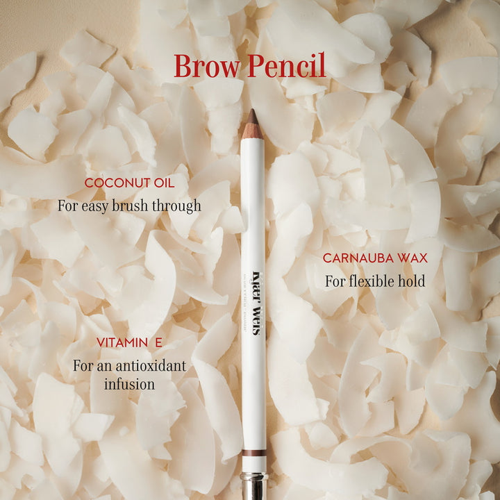 Ingredientes del lápiz para cejas Kjaer Weis, color marrón oscuro