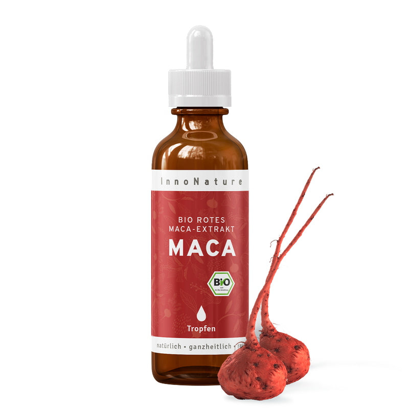 Innonature organic red maca extract drops - cover image