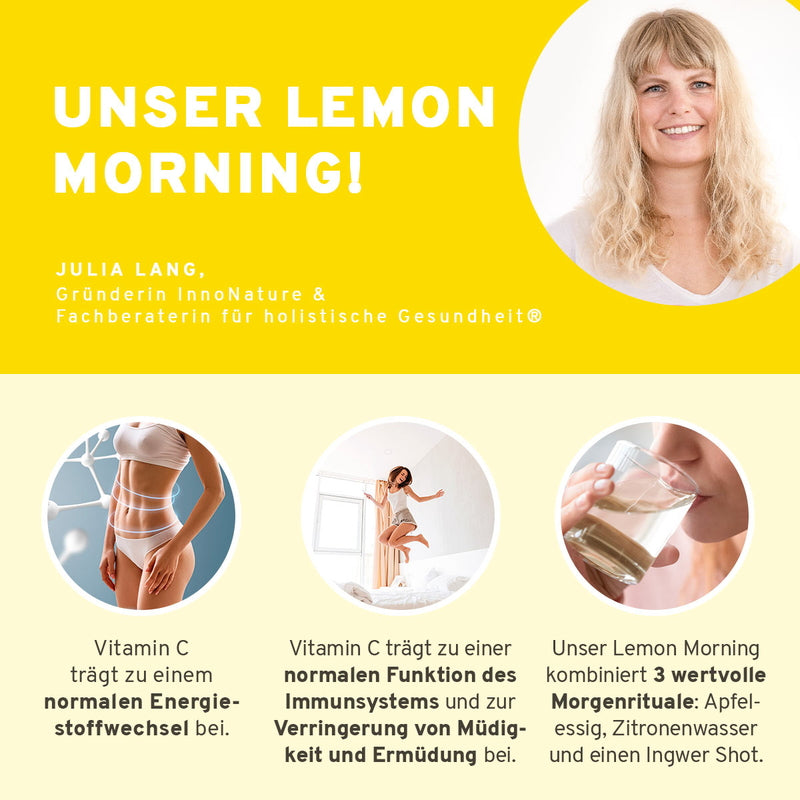 Organic Lemon Morning® - promesa de eficacia