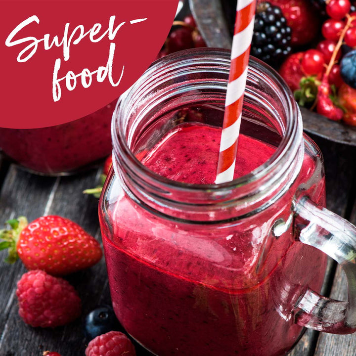 Innonature Bio Happy Berry Superfood Pulver - Serviervorschlag