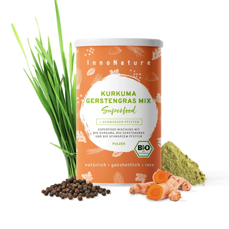 Innonature Organic Turmeric Barley Grass Mix Superfood - cover photo