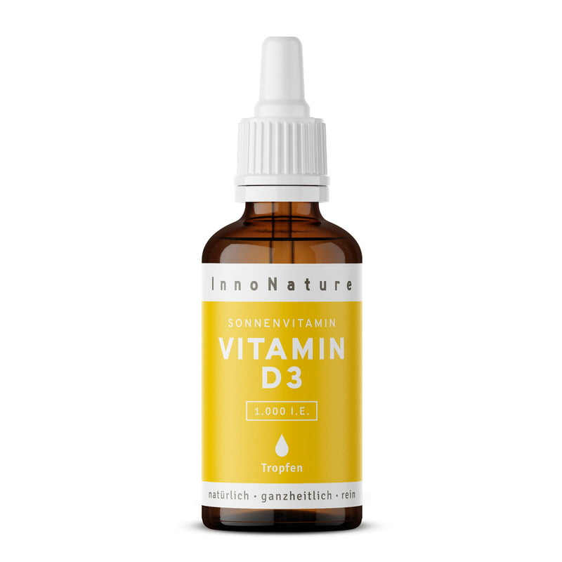 Gotas de vitamina D3 de Innonature Sun - Primer plano
