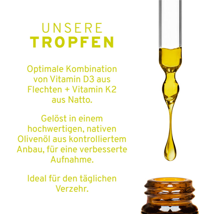 Innonature Vitamin D3 + K2 Tropfen - Tropfen Close Up