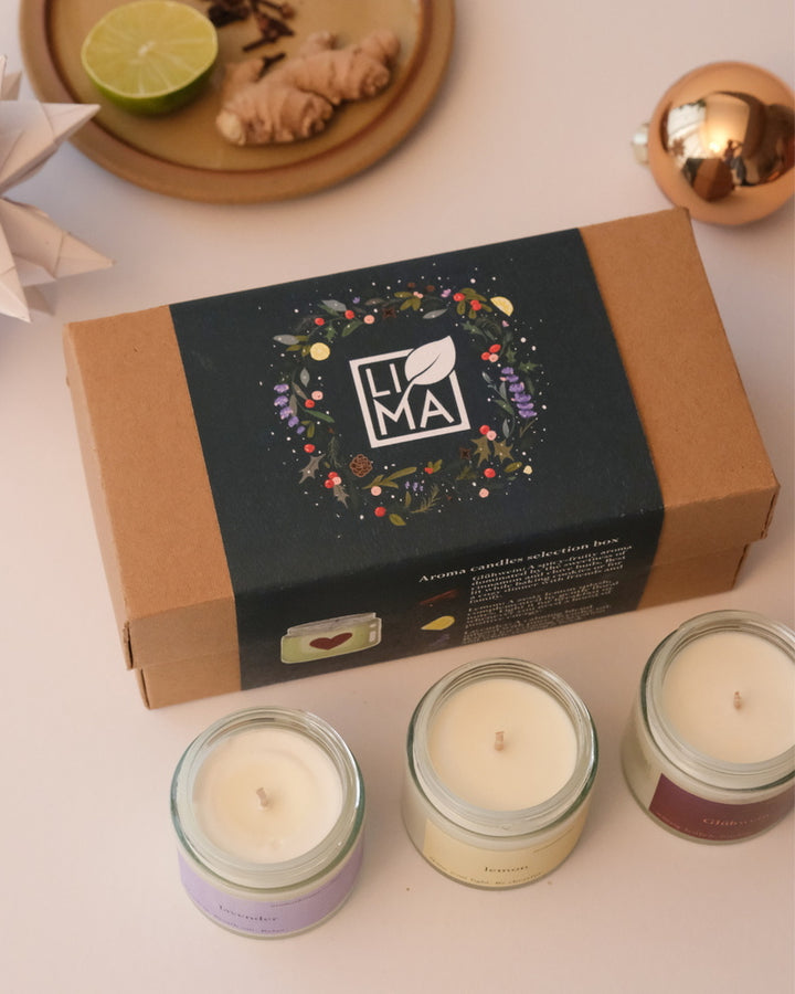 Aroma Candle Selection Box Still Life