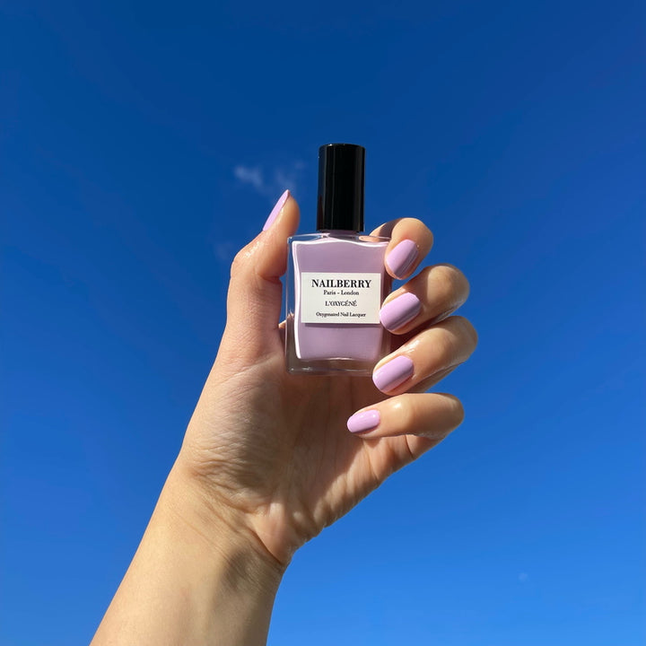 Nailberry Lavender Fields nails