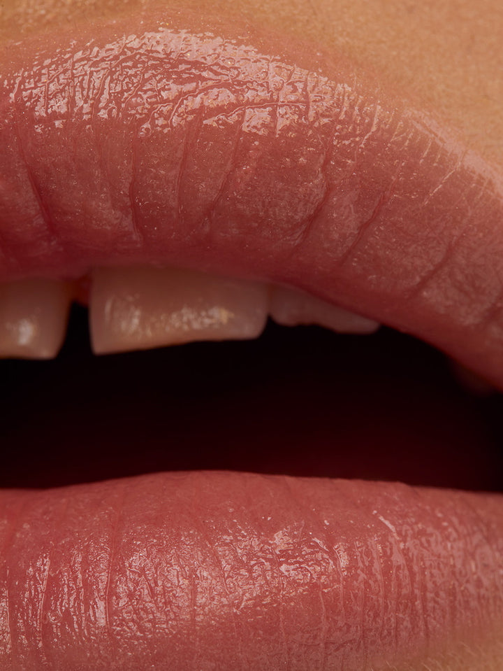 Ilia Beauty Lip Wrap Overnight Treatment open lips