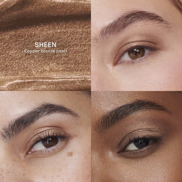 Ilia Liquid Powder Eye Tint - Chromatic Sheen Comparison