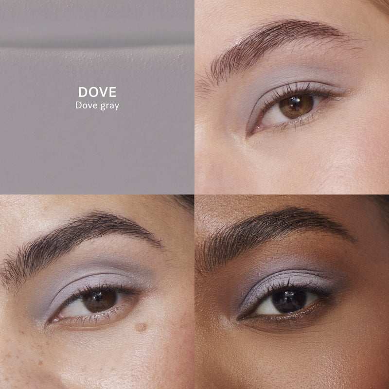 Tinte de ojos en polvo líquido Ilia - Comparación de Matte Dove